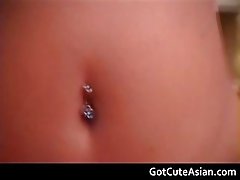 Asian shaved pussy fucked hard part2