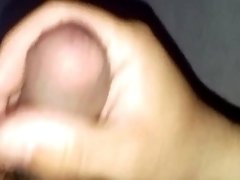 my girlfriend finds me masturbating and gives me a blowjob