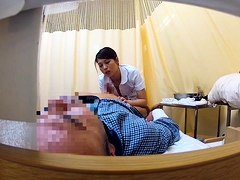 Insatiable Japanese nurse satisfies her desire for cock