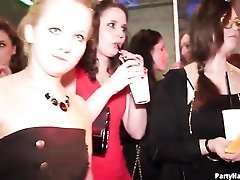 Dirty club girls horny for sucking and fucking