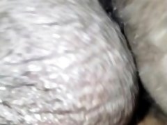 Extreme close up cock and balls fucking Ebony BBW during covid-19 stay ASMR