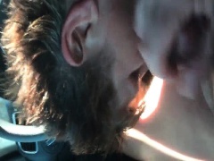 Wife gives a head in the car