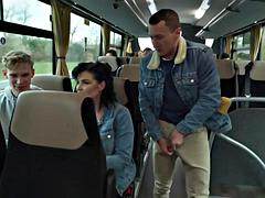 One Dude Rides Her to Another Orgasm