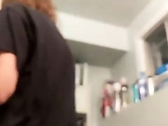 Lovely amateur teen exposes her perky boobs on hidden cam