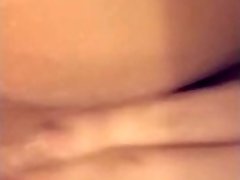 Playing with my wet juicy pussy after making myself cum hard