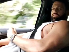 Brett Morse - masturbation in the car