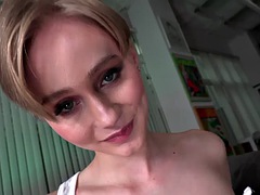 POV anal babe with medium tits fucked while talking dirty