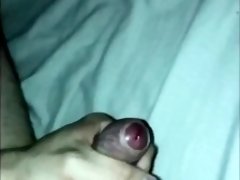 Twink plays with cock and feet