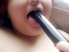 Barely Legal Teen Gets off sucking a toy