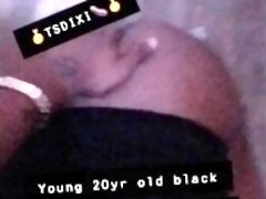 Quick PREVIEW OF TS DIXI GETTING SUCKED STRAIGHT BLACK 20yr