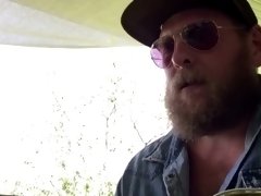 Sexy Bearded Daddy Jamming On a Sunday