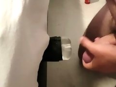 Big cock vocal guy does quicky with Fleshlight ends in creampie